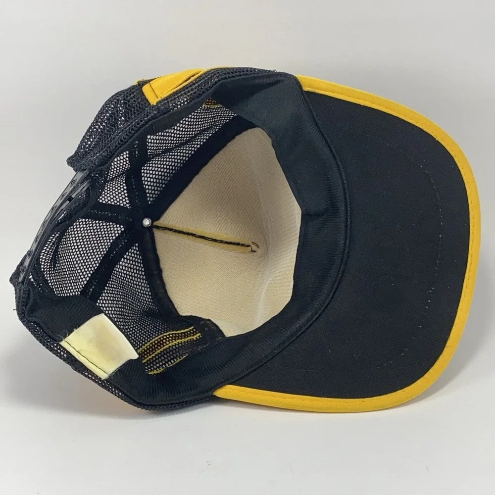 Vintage Fast HVAC Cap  Heating Cooling Trucker Hat Snapback‎ Damage Mesh Stripes